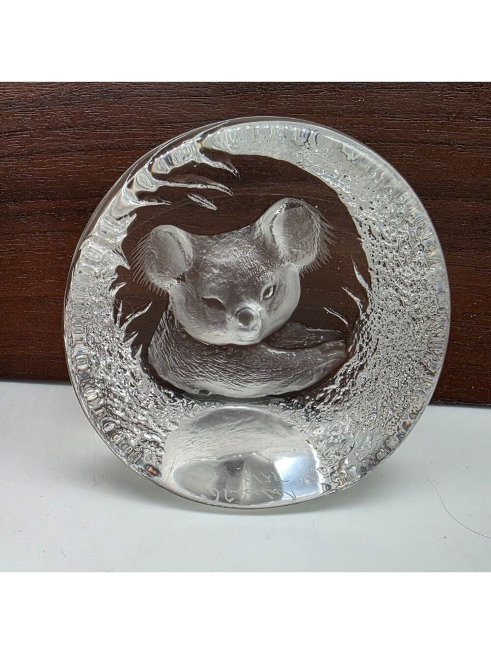 Mats Jonasson Signature Collection Koala Lead Crystal Figurine Handmade In Swede